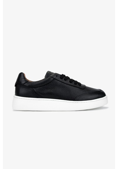 Valmenti Erkek Hakiki Deri Siyah Floter Sneakers & Spor Ayakkabı 04 4406 Erk Ayk Y26 Sıyah Fltr