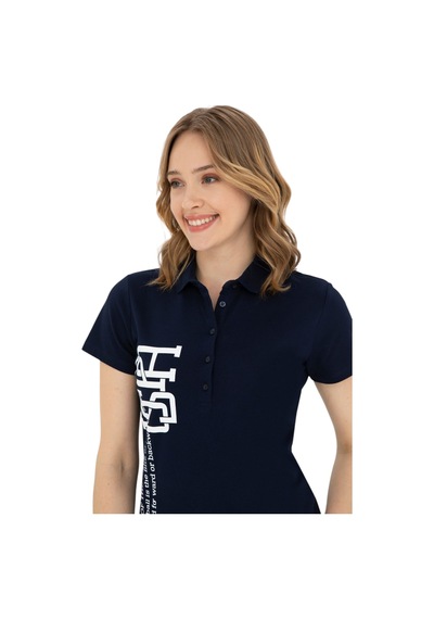 U.S. Polo Assn. Kadın Polo Yaka Tişört 1831928 Lacivert
