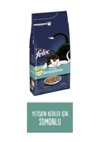 Purina Felix Sensations Somonlu Yetişkin Kedi Maması 2 KG
