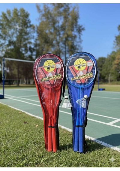 Profesyonel Kalite Çantalı Bedminton Seti 2 Raket 1 Top Badminton Seti Çok Renkli - 789612491
