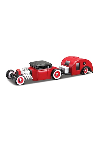 Maisto 1929 Ford Model A / Traveler Trailer 1 64 Oyuncak Araba