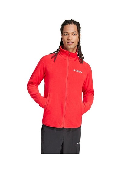 Adidas Erkek Ceket Mt Ess Fz Fl Jp0799 Kırmızı