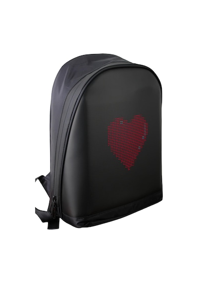 Funky Bag Led Ekranlı Akıllı Motorcu Sırt Çantası Siyah Diğer