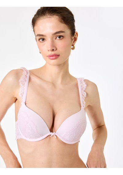 Koton Fırfır Detaylı Maximizer Ekstra Dolgulu Dantelli Sütyen Pembe 6slk10098mk Gülkurusu Koton Fırfır Detaylı Maximizer Ekstra Dolgulu Dantelli Sütyen Pembe 6slk10098mk Gülkurusu
