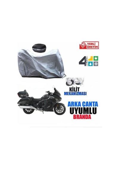 Salcano Astra 100 Motorsiklet Brandası Arka Çanta,Güvenlik K.Uyum