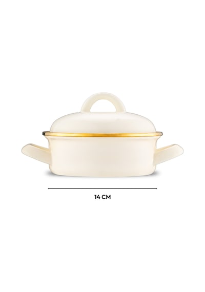 Emsan Solemar Emaye Karıştırma Kabı 24 Cm Bej