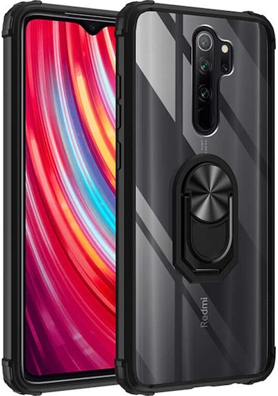 Xiaomi Redmi Note 8 Pro Kilif Standli Yüzüklü Mola Silikon Kapak 392711799