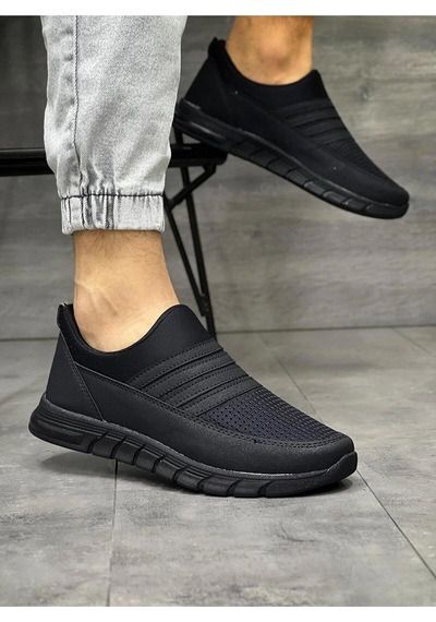 Jack Lion 858 Siyah Bağsız Yazlık Bayan Unisex Spor Ayakkabı 001