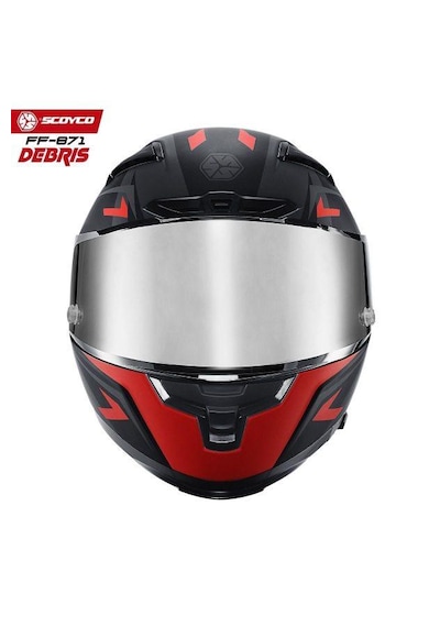 Scoyco 871 Debrıs Full Face Ece Onaylı Vizörlü Motosiklet Kaskı