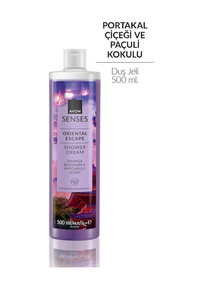 Senses Oriental Escape Portakal Çiçeği Ve Paçuli Kokulu Duş Jeli 500ml Fresh