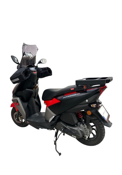 Tvs Ntorq 125 Kurye Çanta Demiri Tekerli Kayar Sistem Mat Siyah