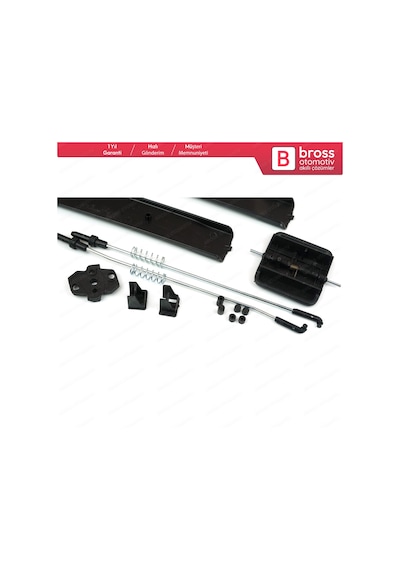 Vw T5 Caravelle için Yan Sürgülü Cam Tamir Seti 7h0847781b N11.20043