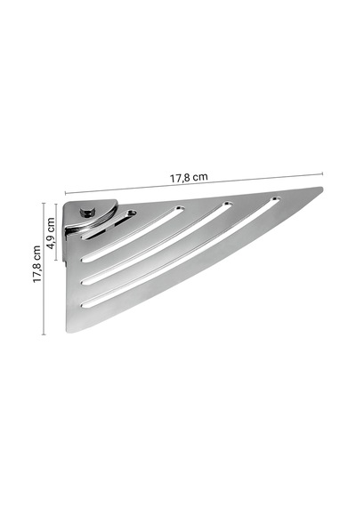 Essential Duş Malzemelik, Köşe, 17.8xh4.9 Cm - Krom Krom