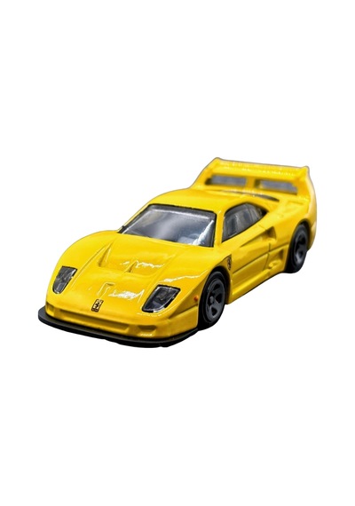 Hot Wheels Ferrari F40 Competizione - Hw Exotics Sarı 1/64 Diecast Model Araba Çok Renkli