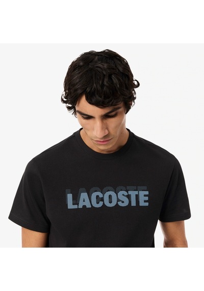 Lacoste Th0217-463 Erkek Tişört Siyah