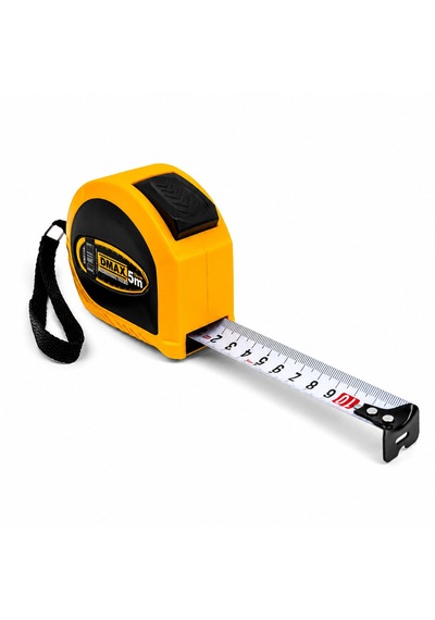 12 Adet 5mt X 25mm Otomatik Çelik Şerit Metre Stoplu 5250 Diğer