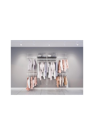 Mağaza Raf Sistemi, Askılık Sistemi, Butik Rafı, Mağaza Stand, Giyinme Odası - 245 200 Çok Renkli