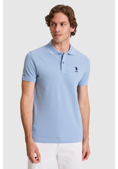 U.s. Polo Assn. Erkek Mavi Tişört Basic 50324998-vr036