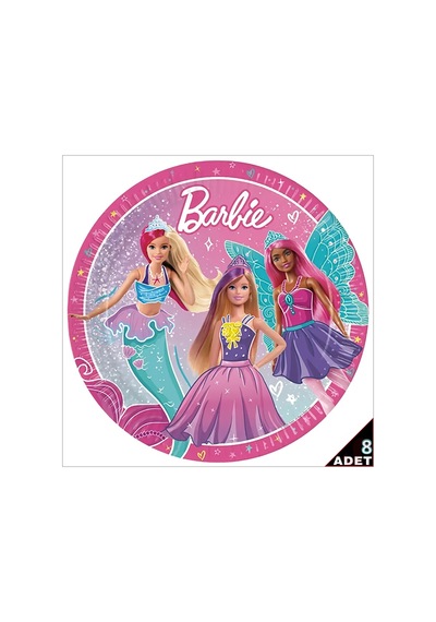 Barbie Fantasy Karton Tabak - 23cm X 8 Adet