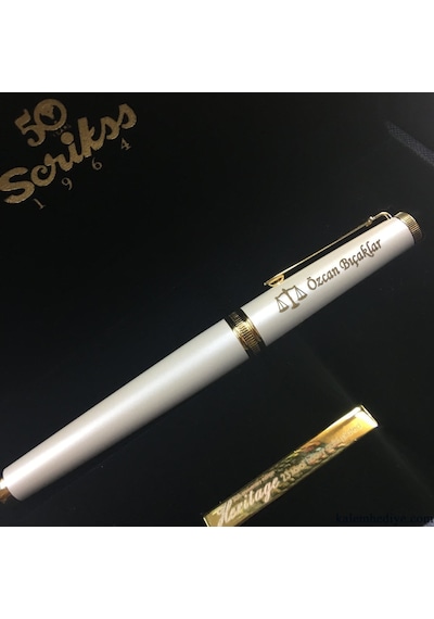 Scrikss Heritage Roller Kalem Platin 50.yil İsme Özel