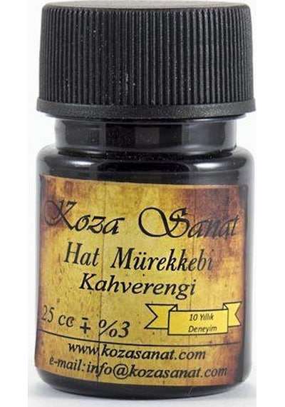 Koza Kahverengi Hat Mürekkebi  25Cc.