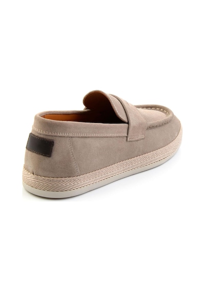 Bambi Gri Leather Erkek Espadril E01901361702 Gri