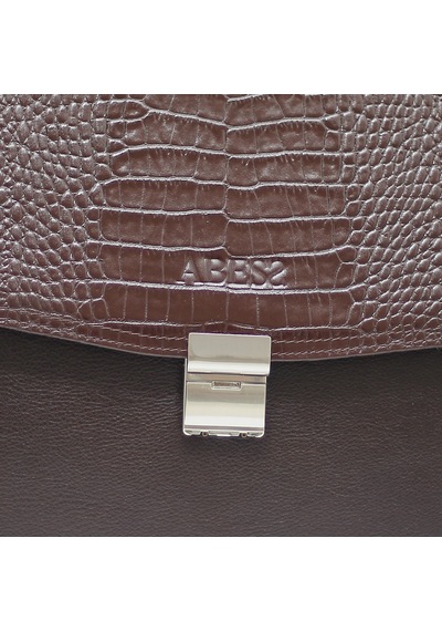 Abess Lüks Hakiki Deri Unisex Evrak Çantası - Timsah Baskılı Klasik İş Çantası - Omuz Askılı Laptop Çantası - Kahverengi Kahverengi - Koyu Kahverengi Abess Lüks Hakiki Deri Unisex Evrak Çantası - Timsah Baskılı Klasik İş Çantası - Omuz Askılı Laptop Çantası - Kahverengi Kahverengi - Koyu Kahverengi