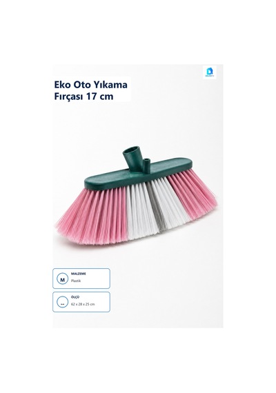 Eko Oto Yıkama Fırçası 17 Cm Araç Dış Temizlik Fırçası Çok Renkli