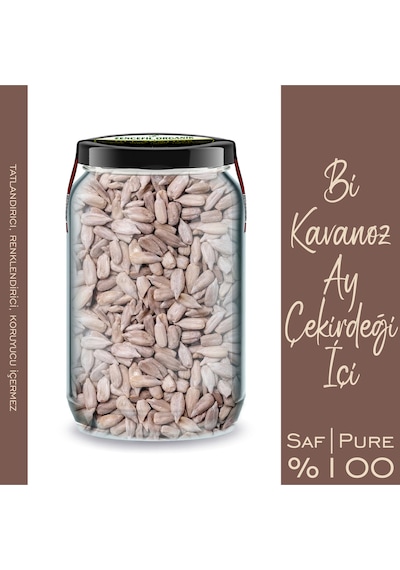Ay Çekirdeği İçi Bi Kavanoz 660 Cc. Cam Kavanozda Çiğ Çekirdek İçi 350 G