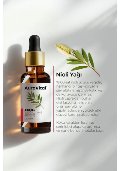 Auravital %100 Saf ve Doğal Niaouli Bakım Yağı 30 ML