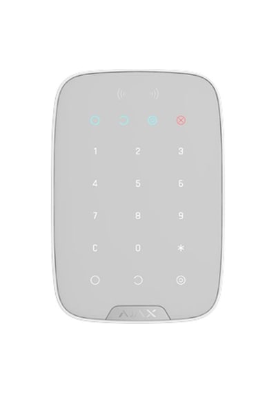 Ajax Keypad Plus Kuyumcu Kablosuz Tuş Takımı Beyaz