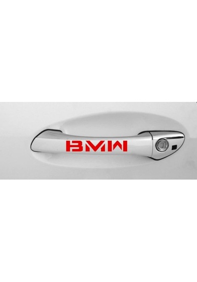 B M W Kapı Kolu Sticker Yapıştırma 8Adet