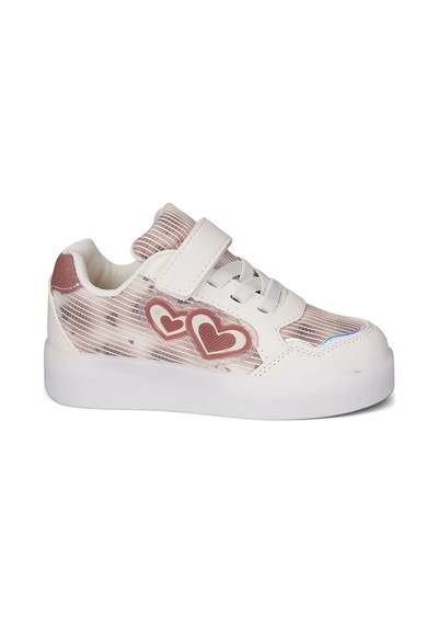 Tuğba Ortopedi 028 Kız Çocuk Led Işıklı Sneaker Bej