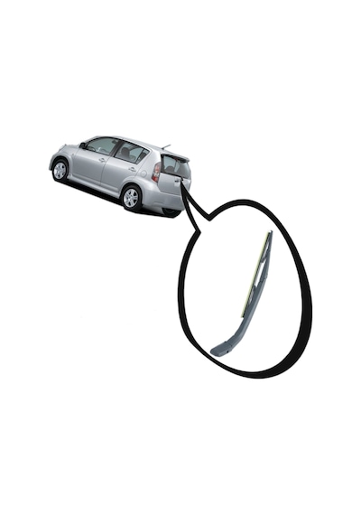 Daihatsu Sirion Arka Silecek Kolu ve Süpürgesi 2005-2014