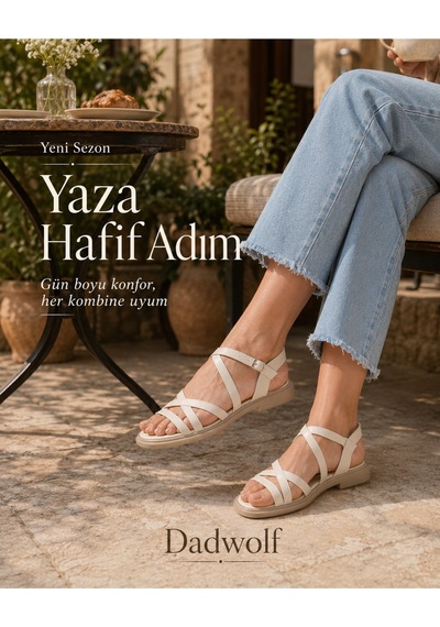 Dadwolf Rahat Taban Çok Bantlı Bilekten Tokalı Yazlık Gladyatör Model Düz Taban Sandalet Bej Dadwolf Rahat Taban Çok Bantlı Bilekten Tokalı Yazlık Gladyatör Model Düz Taban Sandalet Bej
