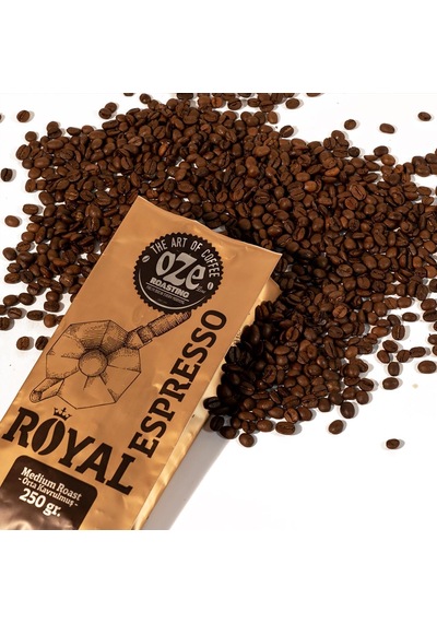 Ozeline Kahve Royal Ve Roasters Espresso Kahve Seti 2'li 250g Öğütülmüş Diğer