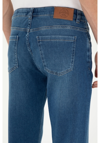U.s. Polo Assn. Erkek Mavi Pantolon Jean 50280822-dn0022 Mıd Blue