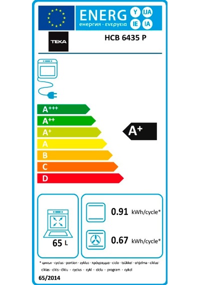Teka HCB 6435 P SS Hydroclean Pro 65 L 9 Fonksiyon Ankastre Fırın