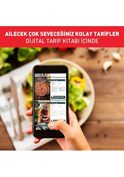 Tefal EY501815 Easy Fry & Grill Meca 1550 W Sıcak Hava Fritözü