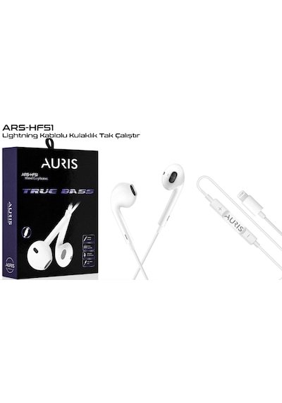 Auris ARS-HF51 Mikrofonlu Kulak İçi Kulaklık