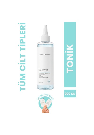 Glowmolecules Gözenek Küçültücü Asit Toniği Pore Reducing Aha Bha Toner 200 ML
