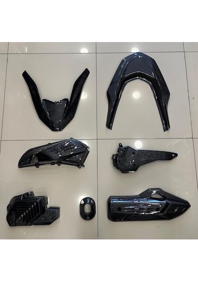 Pcx 125 Karbon Detaylı Aksesuar Set