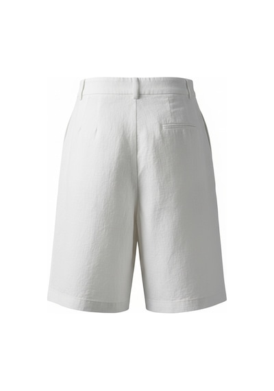 Xint Beyaz %100 Keten Oversize Şort 275453