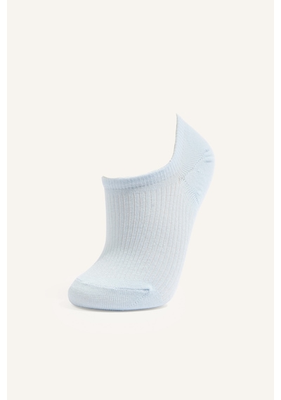 Defacto Kadın 5li Pamuklu Sneaker Çorap F5429axnsbe2 Mavi-be2