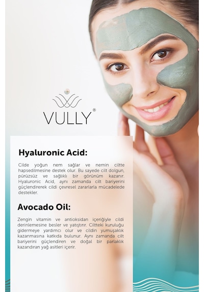 Vully Arındırıcı Besleyici ve Aydınlatıcı Kil Maskesi 150 ML