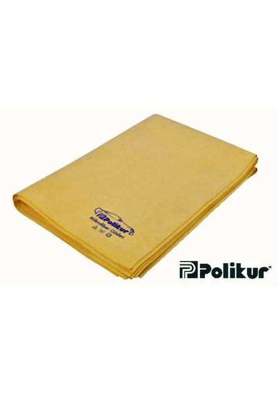 Polikur 3219 Mikrofiber Güderi Hardal Oto Kurulama Bezi 54 x 68 CM 1 Adet