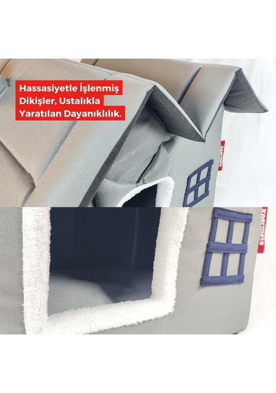 Xpermate Pet Villa Kedi Evi Kedi Villası Kedi Kulübesi