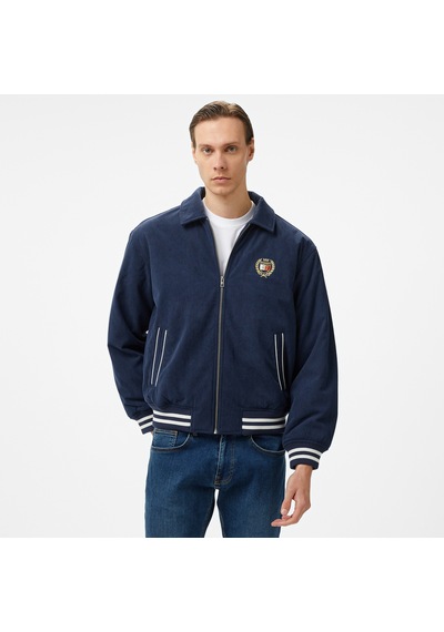 Tommy Hilfiger Tommy Jeans Crest Cord Letterman Erkek Mavi Ceket