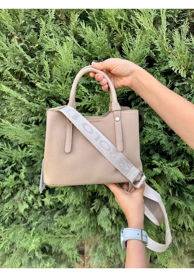 Just Polo Kadın Orta Boy Ayarlanabilir Askılı Lüks El & Omuz Çantası Shoulder Bag Ebat : 28 X 20 Cm Kum 82723574