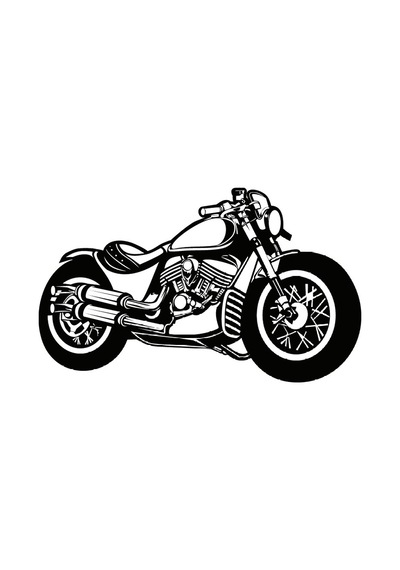 Klasik Motosikletler Model 8 Oto Özel Yeni Sticker 30 X 18 Cm